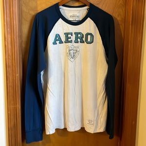 Aeropostale Men’s Ling-sleeve Tee, Large
